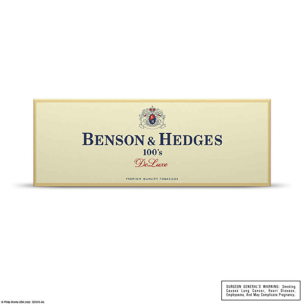 Benson & Hedges Deluxe 100s Box