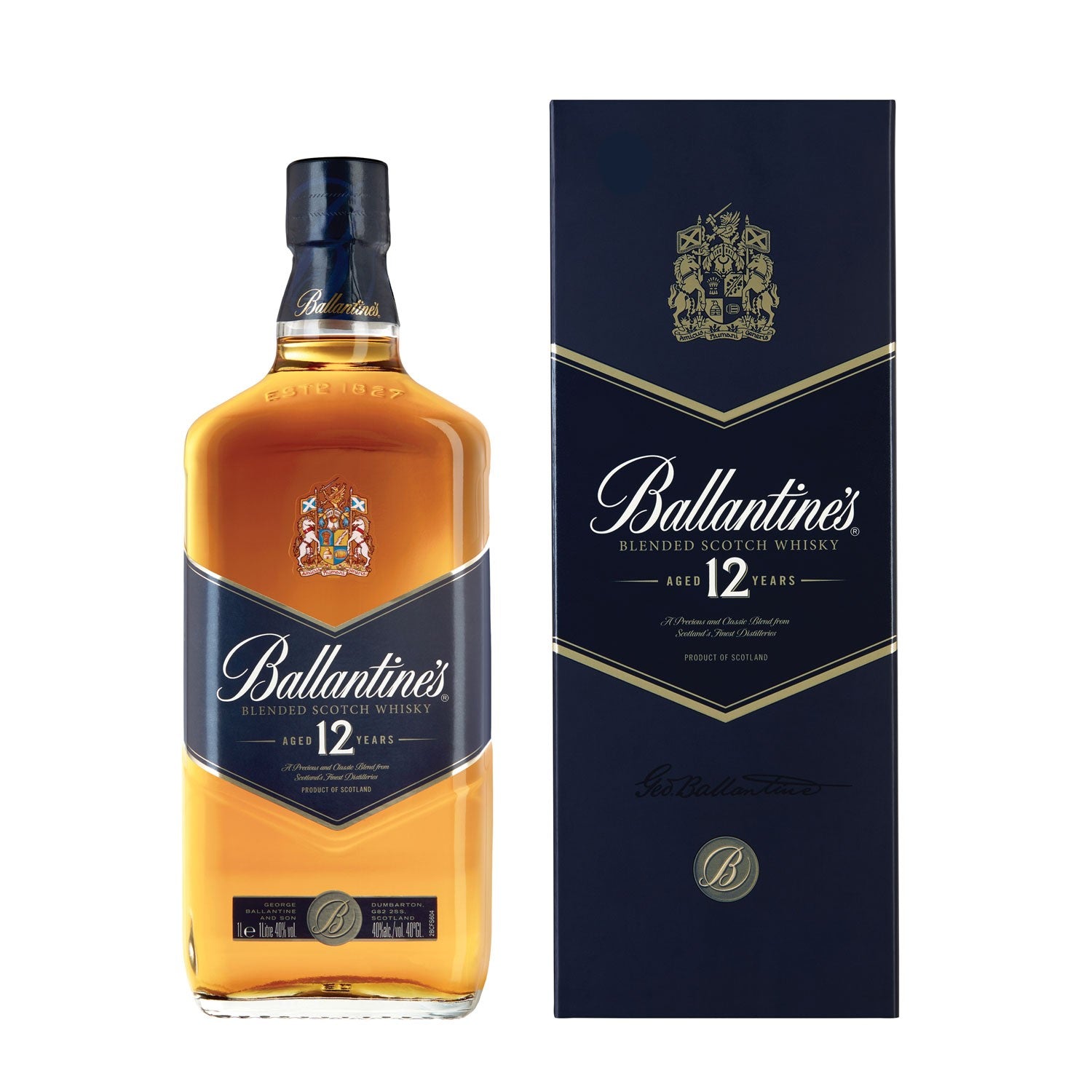 Ballantine's Scotch Whisky Scotland 12YO 1L