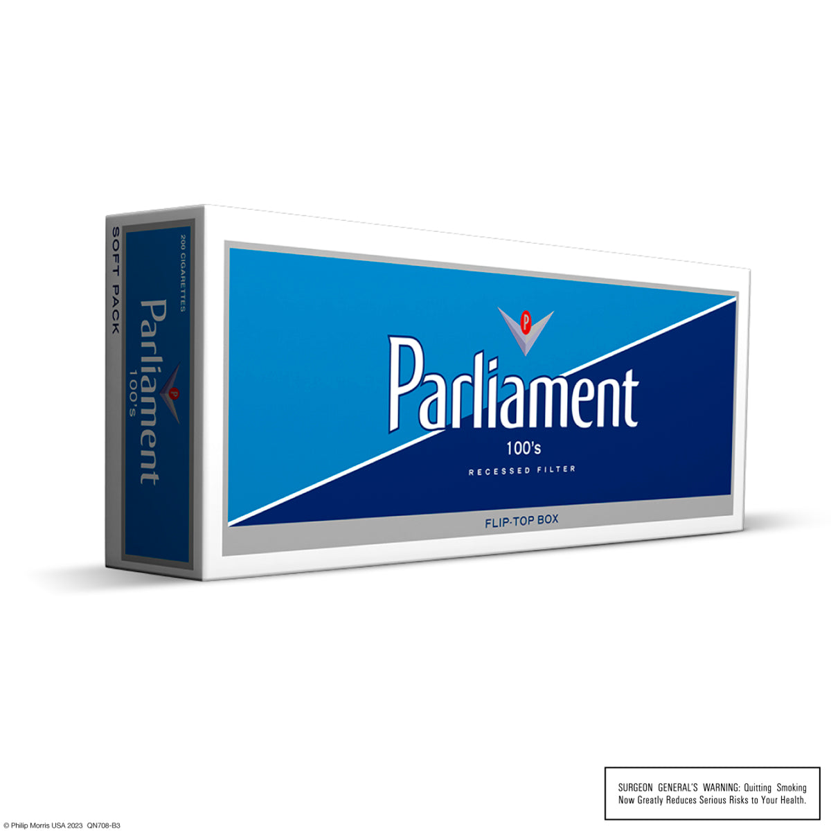 Parliament White 100s Box