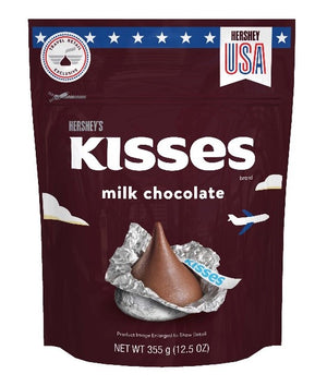 HERSHEY'S KISSES Milk Chocolate Candy Pouch