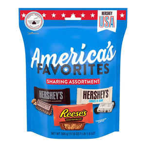HERSHEY'S America's Favorites Assorted Snack Size Pouch