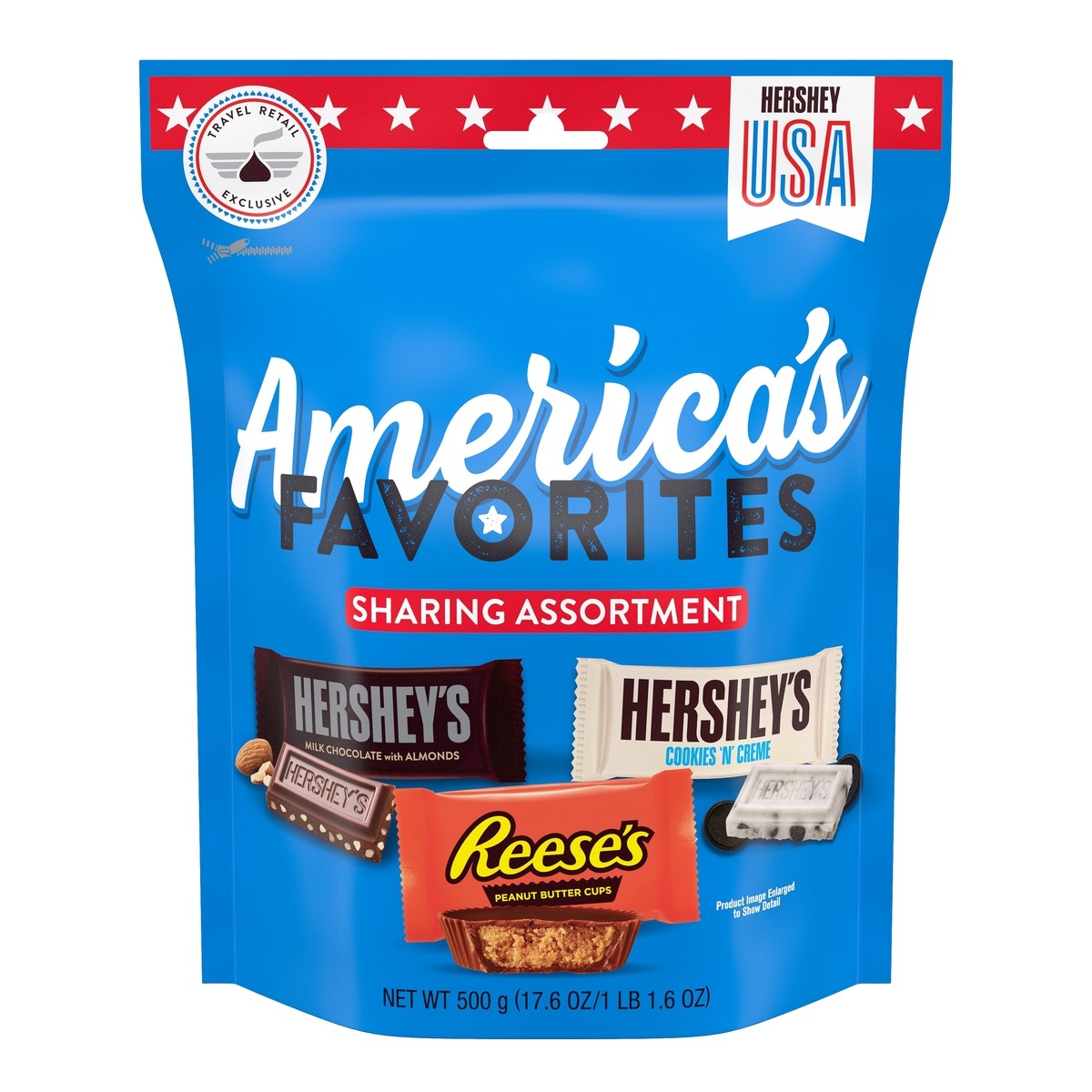 HERSHEY'S America's Favorites Assorted Snack Size Pouch