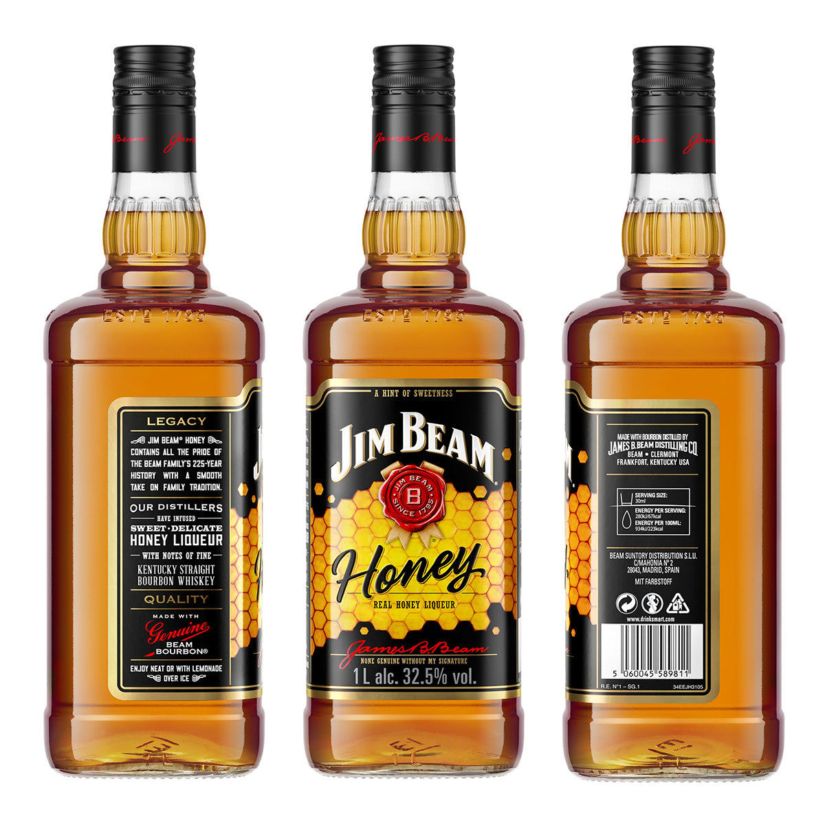Jim Beam Honey Bourbon Whiskey