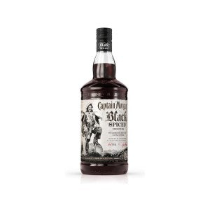 Captain Morgan Black Spiced Rum liter