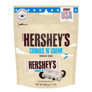 HERSHEY'S Cookies n Creme Snack Size Bars Pouch 