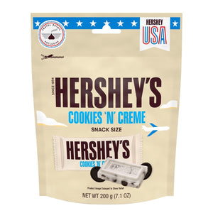 HERSHEY'S Cookies n Creme Snack Size Bars Pouch