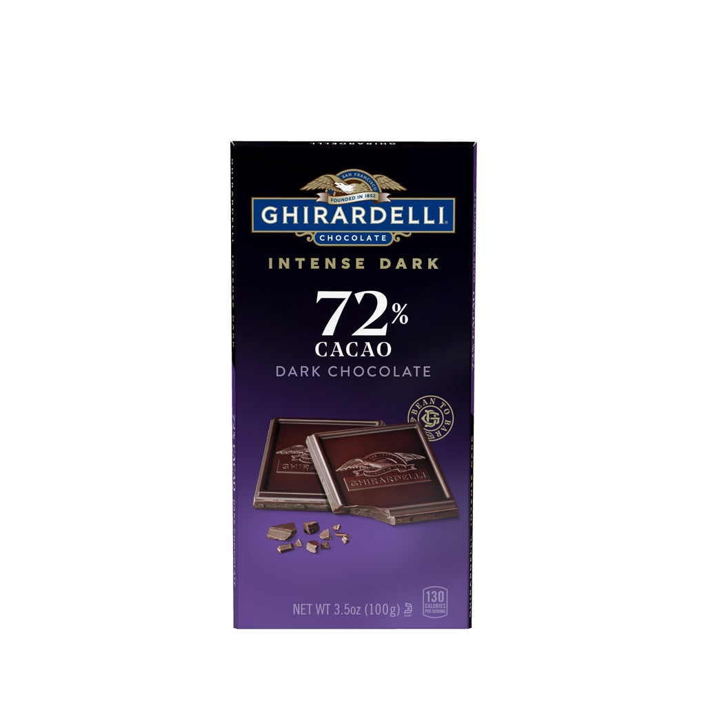 Ghirardelli 72% Cacao Dark Chocolate Intense Dark Bar