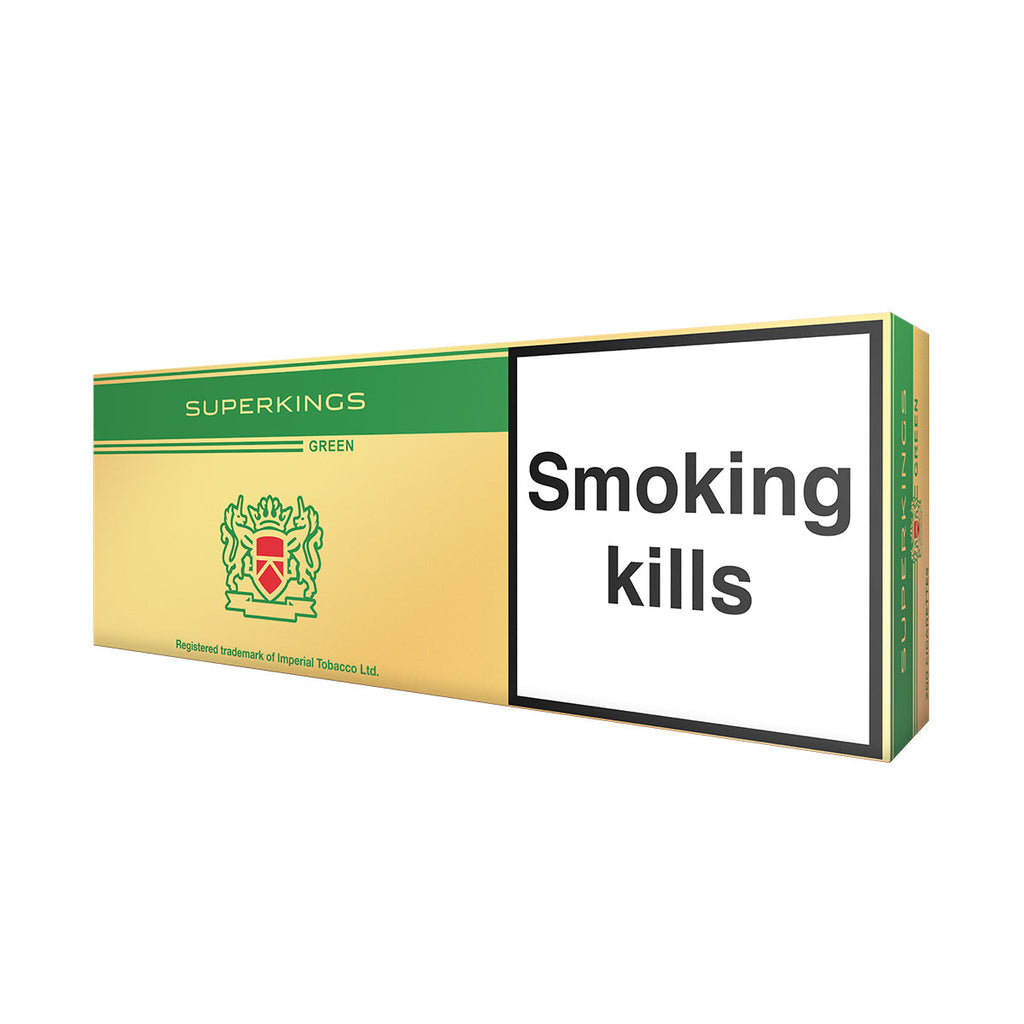 Superkings Green Menthol SKS Bx10/20 Cart (MAN) HWDF