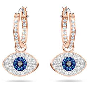 SELF SERVICE: SYMBOLICA: MINI HOOP EVIL EYE EARRING