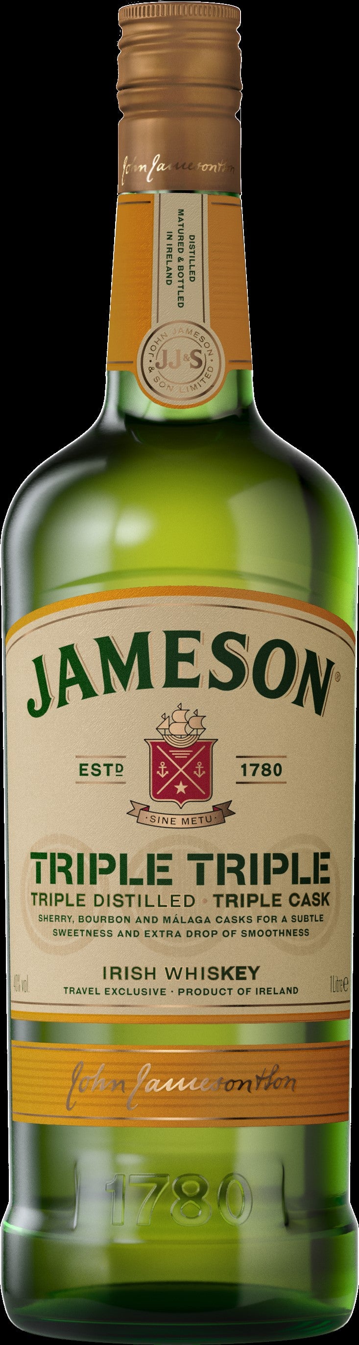 Jameson Irish Whiskey Ireland Triple Triple