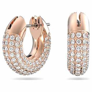 DEXTERA:EARRING HOOP CRY/ROSE GOLD