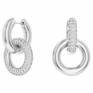 DEXTERA:EARRING INTERLINKED CRE/RHODIUM