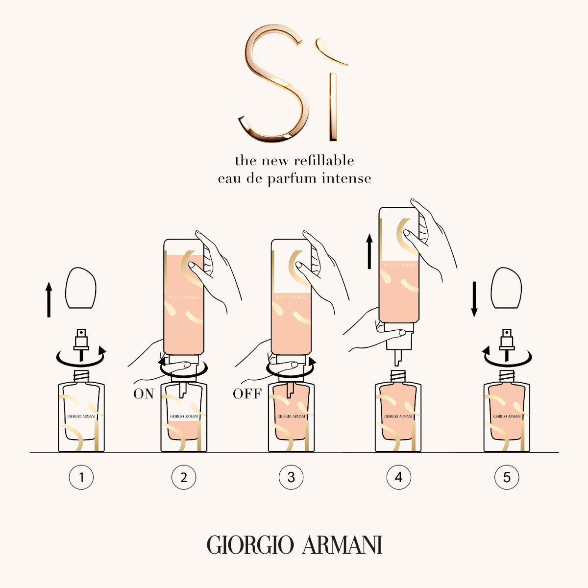 Sì Eau de Parfum Intense Refillable