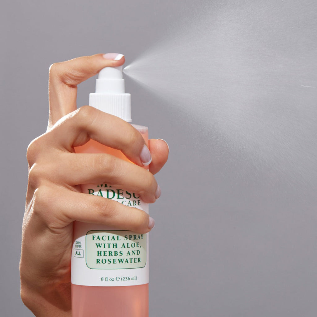 FACIAL SPRAY W/ ALOE, HERBS & ROSEWATER