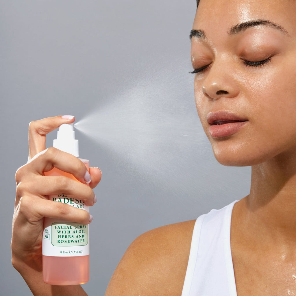 FACIAL SPRAY W/ ALOE, HERBS & ROSEWATER