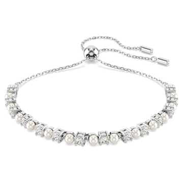 SELF SERVICE: MATRIX:BRACELET 3MM WHITE/RHODIUM M