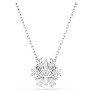 SELF SERVICE: IDYLLIA:PENDANT PENDANT WHITE/RHODIUM