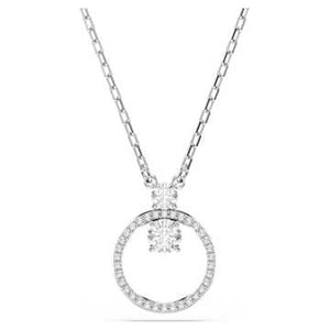 SELF SERVICE: CONSTELLA:PENDANT WHITE/RHODIUM