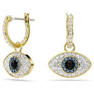 SELF SERVICE: SYMBOLICA: EARRING BLUE/GOLD