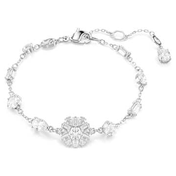 SELF SERVICE: IDYLLIA:BRACELET WHITE/RHODIUM M