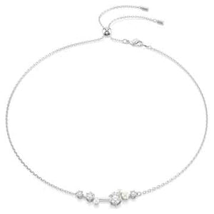 SELF SERVICE: CONSTELLA:NECKLACE: WHITE/RHODIUM