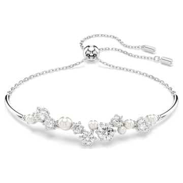 SELF SERVICE: CONSTELLA:BRACELET: WHITE/RHODIUM M