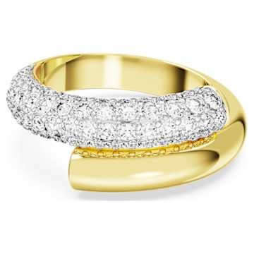 DEXTERA:RING ROUND CRY/GOLD 55