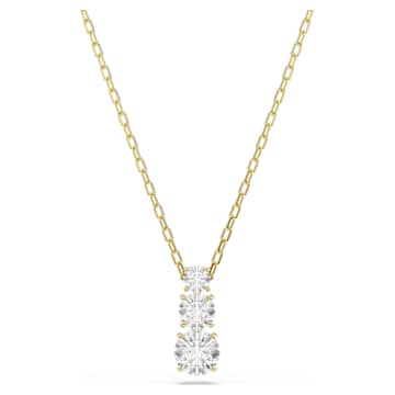 SELF SERVICE: STILLA:PENDANT TRILOGY ROUND CZWH/GOLD