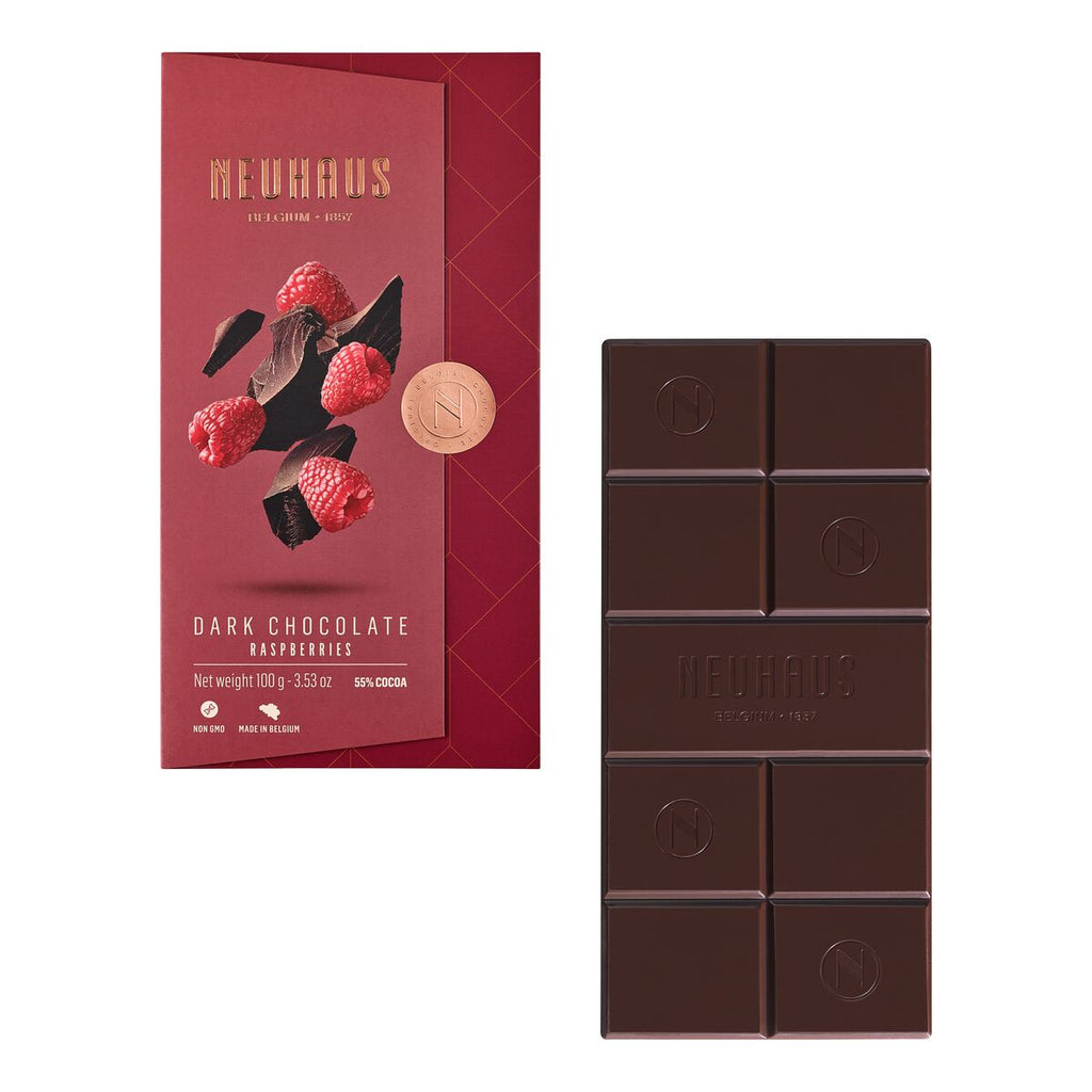 Tablet Dark Chocolate with Raspberry