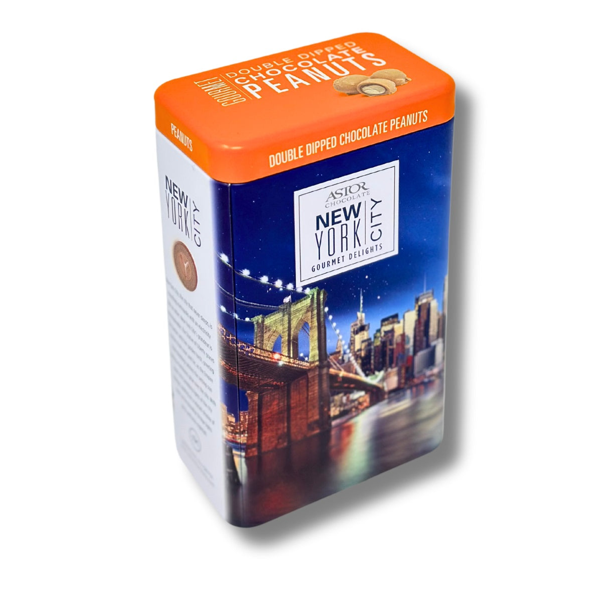 Times Square Snack Tin with Double Dipped Chocolate Peanuts