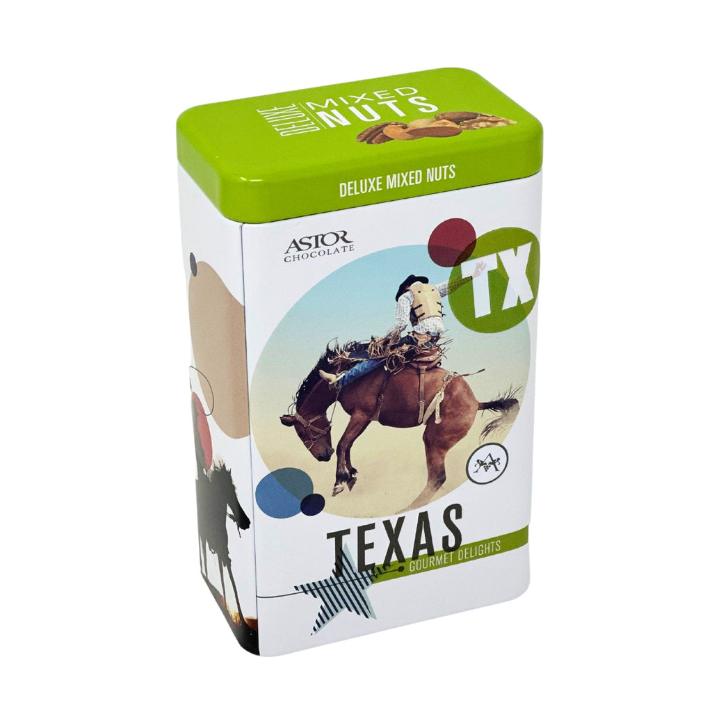 Texas Snack Tin with Mixed Nuts
