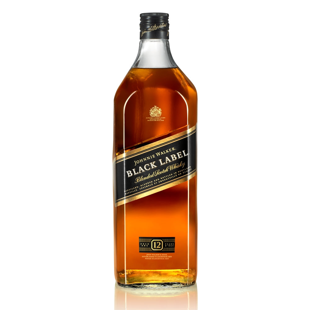 Johnnie Walker Black Label Blended Scotch Whisky 1.75L