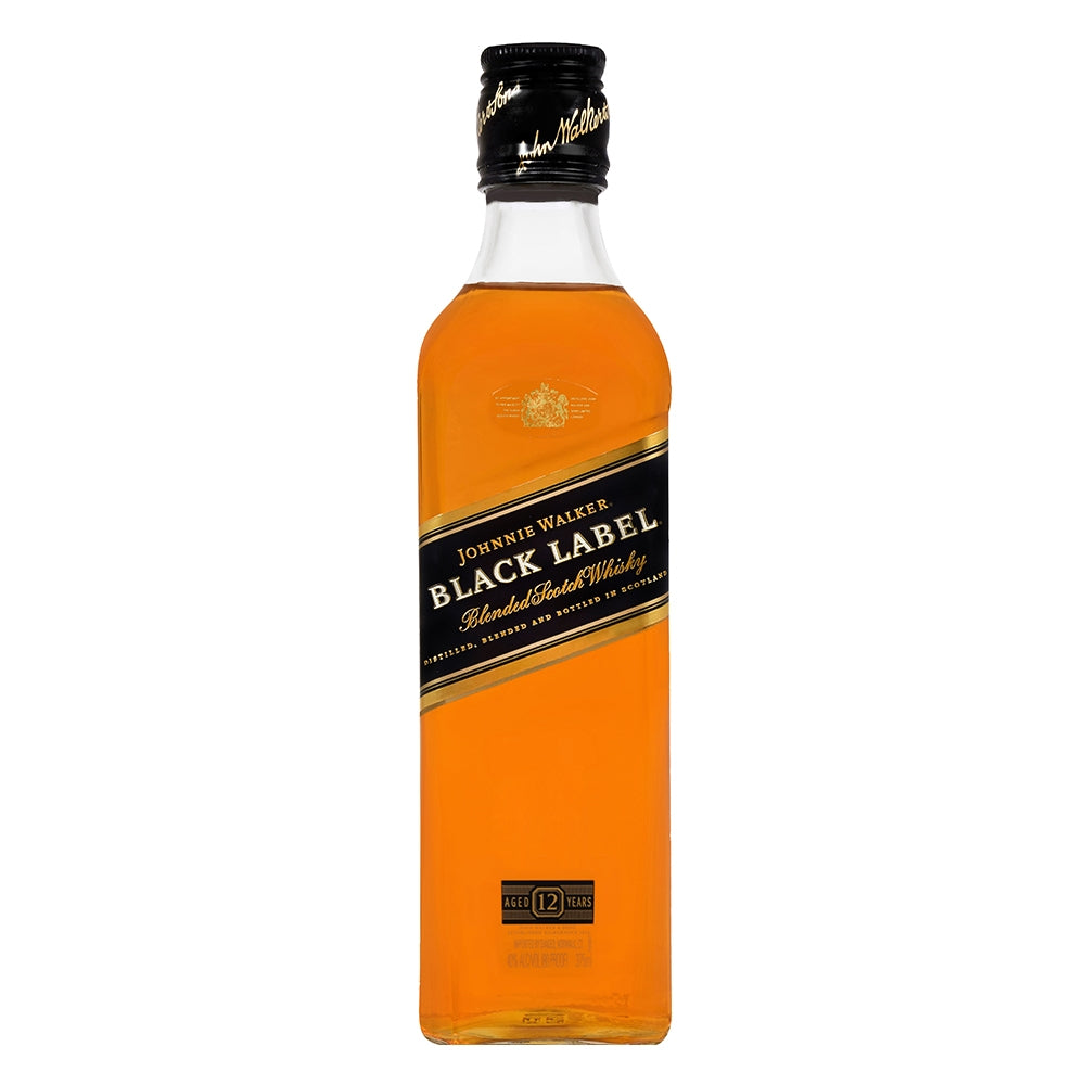 Johnnie Walker Black Label Aged 12 Years Blended Scotch Whisky 375ml